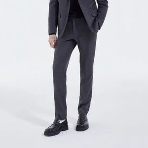 The Kooples Microcheck Fitted Wool Suit Pants